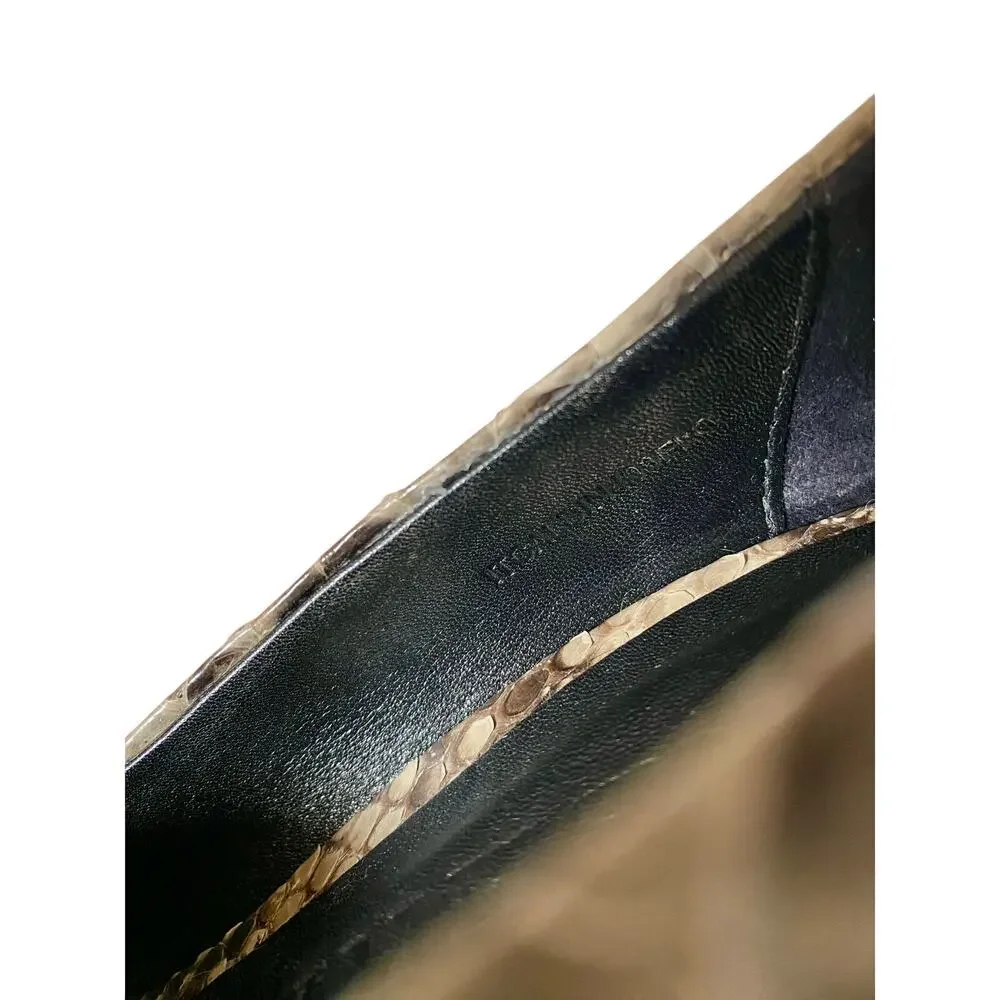 Burberry Otis Pelham 110 Python Snakeskin Platform Pumps EU 40 US‎ 10 Stone 4.5”